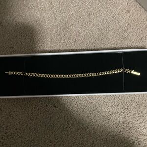 JAXXON Cuban Link 5mm Gold Chain Bracelet 7.5mm